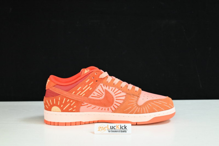 nk dunk low nh "orange-crimson" do6723-800