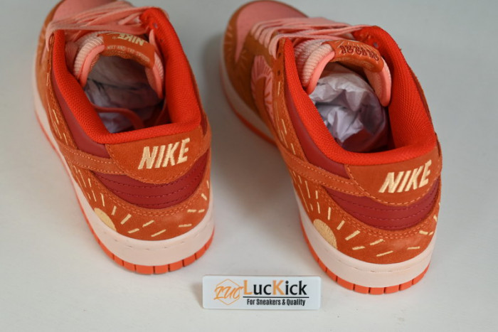 nk dunk low nh "orange-crimson" do6723-800