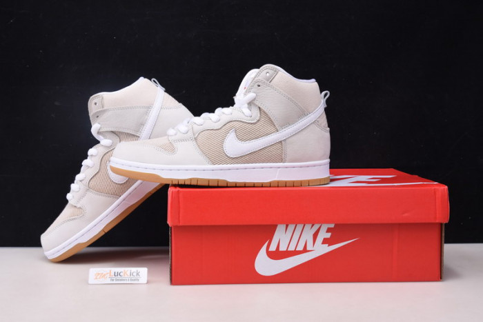 sb dunk hi nike sb dunk high “unbleached pack” da9626-100