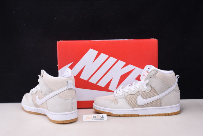 sb dunk hi nike sb dunk high “unbleached pack” da9626-100