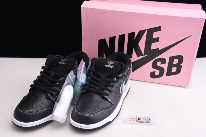 nike sb dunk low diamond S*pply co black diamond bv1310-001