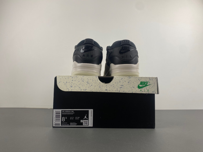 air jordan 4 rm “black/light bone”  fq7939-001