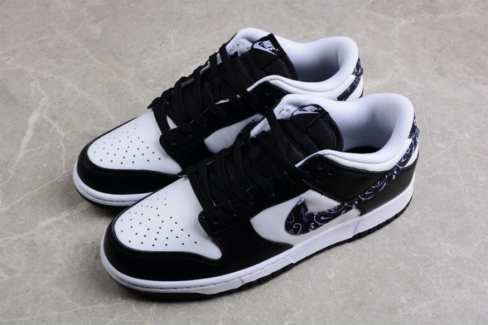 nike dunk low “black paisley” dh4401-100