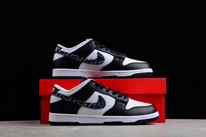 nike dunk low “black paisley” dh4401-100