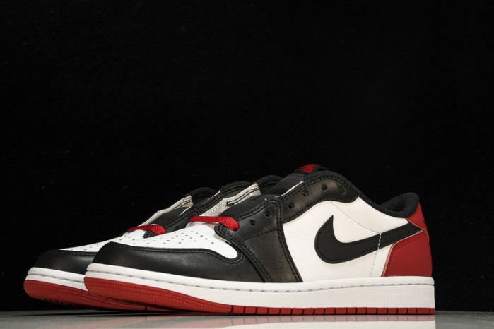 air jordan 1 low og“black toe” cz0790-106