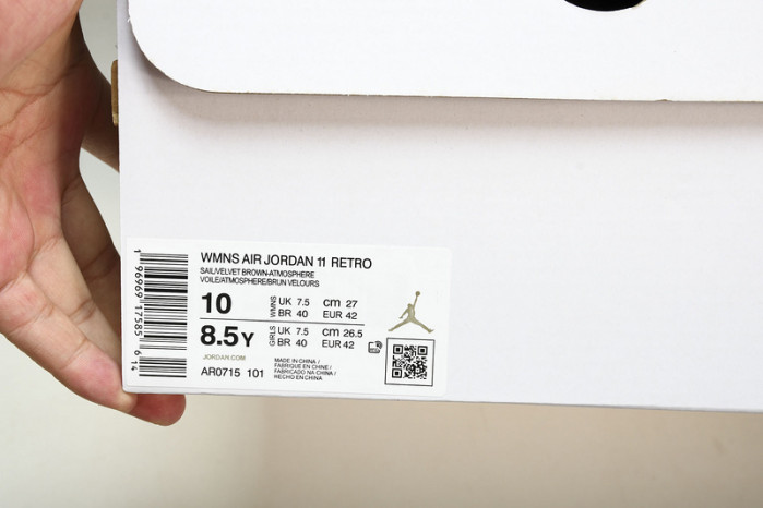 air jordan 11 "neapolitan" ar0715-101