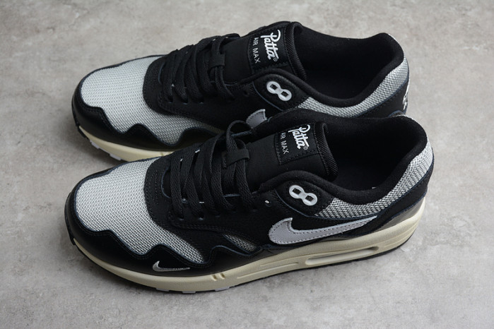 nike air max 1 patta waves black (with bracelet) dq0299-001