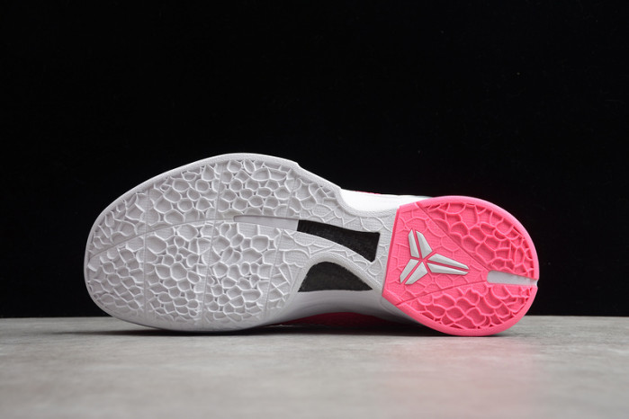 nike zoom kobe 6 think pink pinkfire metallic silver white cw2190-601