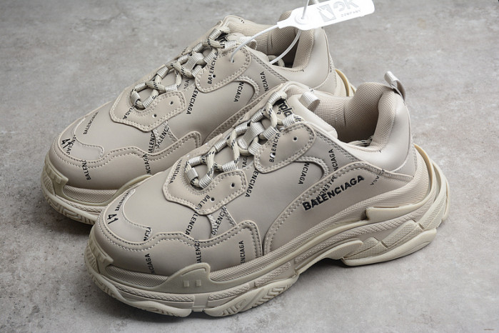 balenga triple s black clear sole btsbcs-010