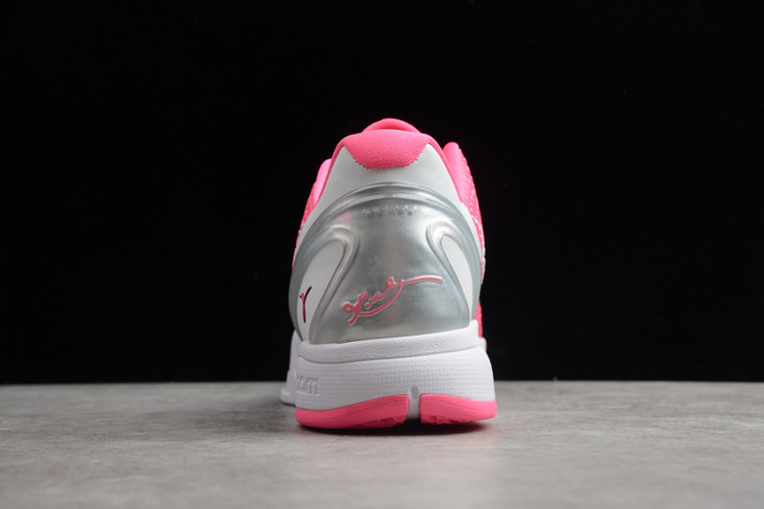nike zoom kobe 6 think pink pinkfire metallic silver white cw2190-601