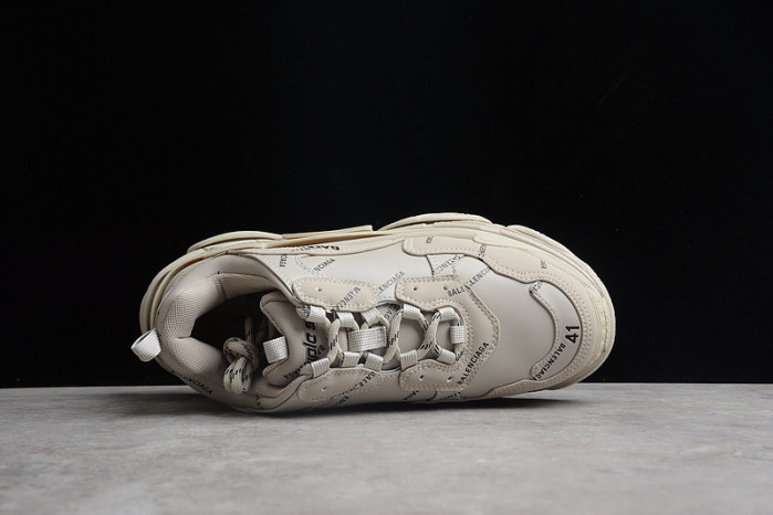 balenga triple s black clear sole btsbcs-010