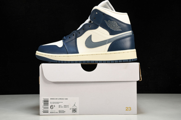 air jordan 1 mid“sky j french blue” bq6472-414