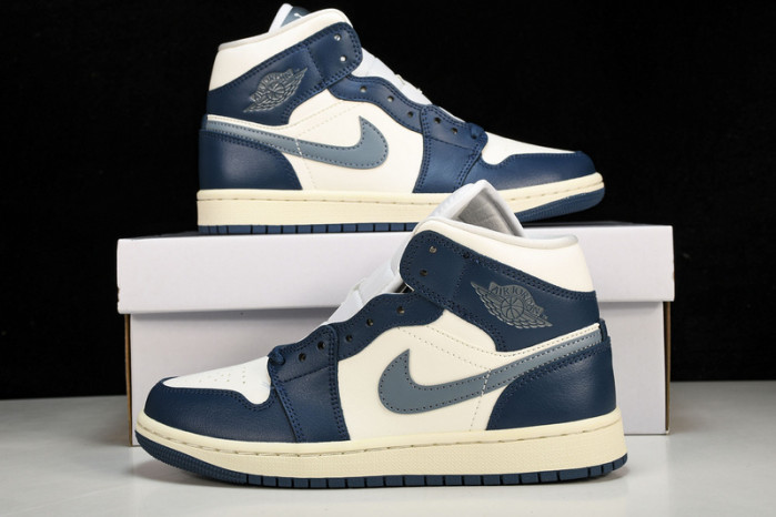 air jordan 1 mid“sky j french blue” bq6472-414