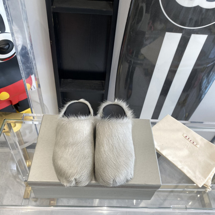 ma slide white fussbett sabot loafers   mar-010