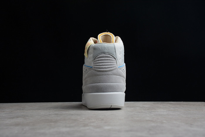 union la x air jordan 2 "grey fog" dn3802-200