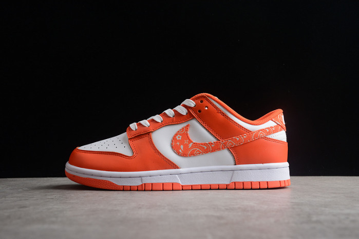 nike dunk low essential paisley pack orange (w) dh4401-103