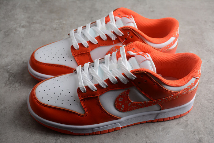 nike dunk low essential paisley pack orange (w) dh4401-103