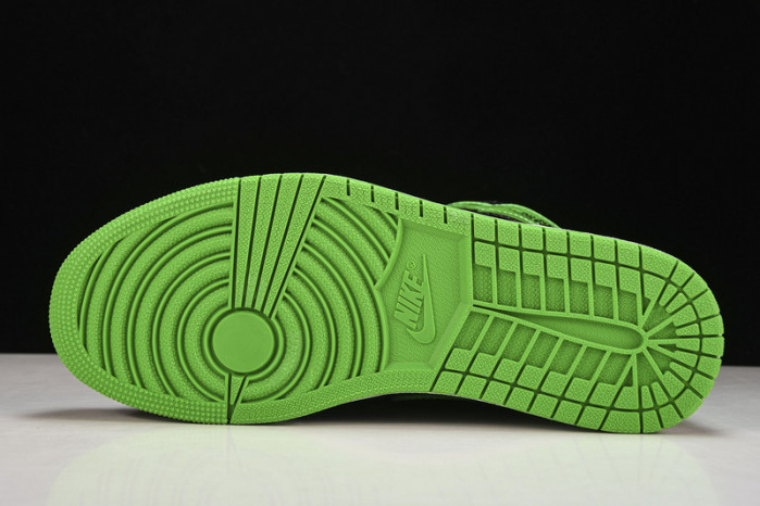jordan 1 retro high pine green black 555088--030
