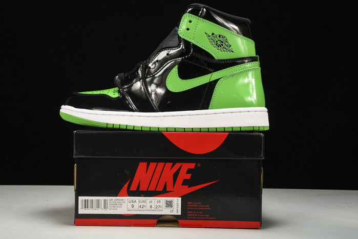jordan 1 retro high pine green black 555088--030