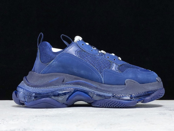 balenga triple s clear sole navy 541624w09o14107