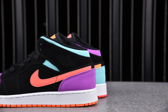 jordan 1 mid multi-color (gs) 554725-083