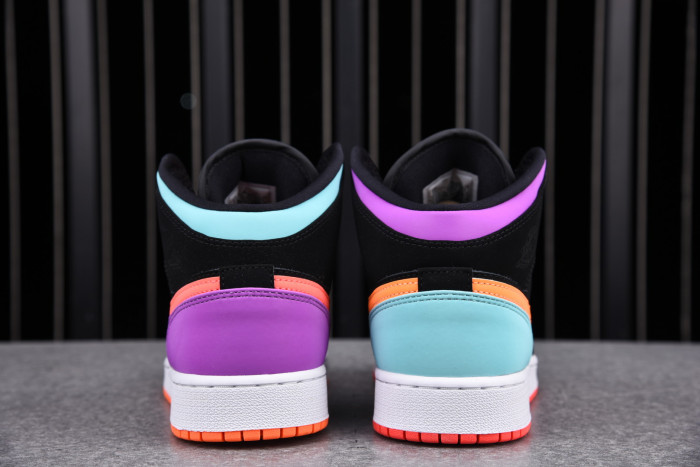 jordan 1 mid multi-color (gs) 554725-083
