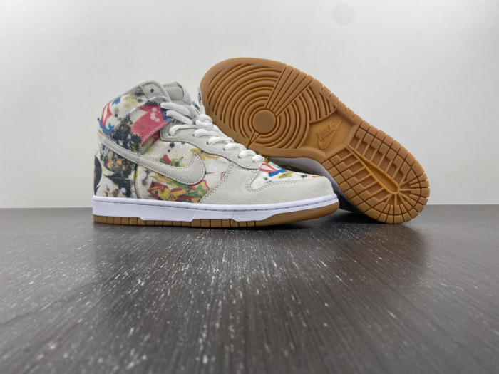 nike sb dunk high “rammellzee”  fd8779-100