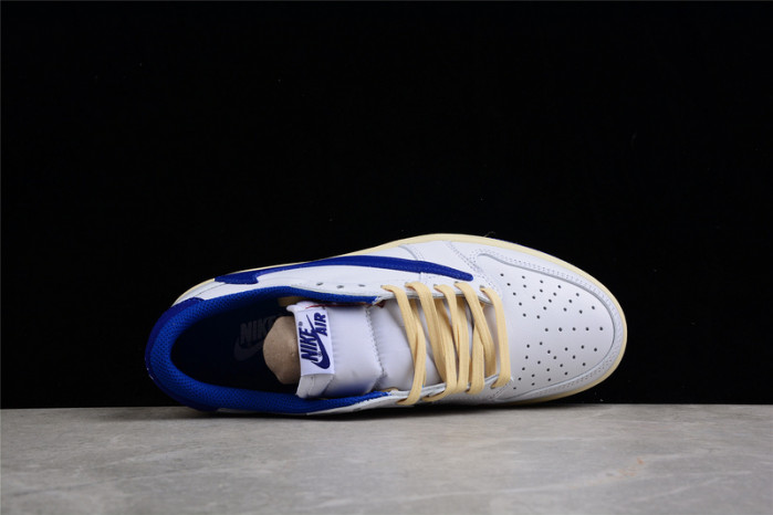 fragment design x travis scott x air jordan 1 retro low white royal blue dm9868-218