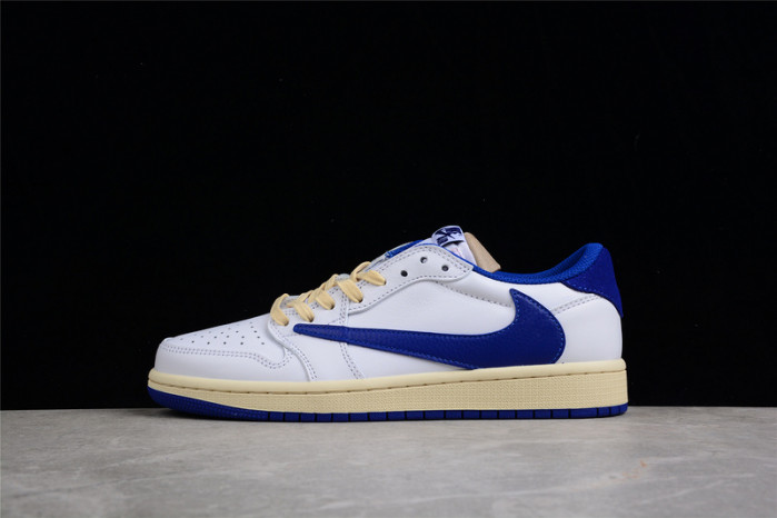 fragment design x travis scott x air jordan 1 retro low white royal blue dm9868-218