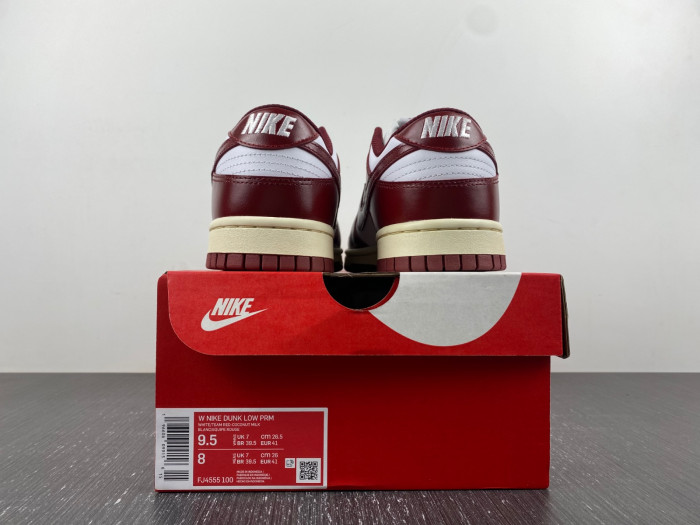 dunk low prm “team red” j4555-100