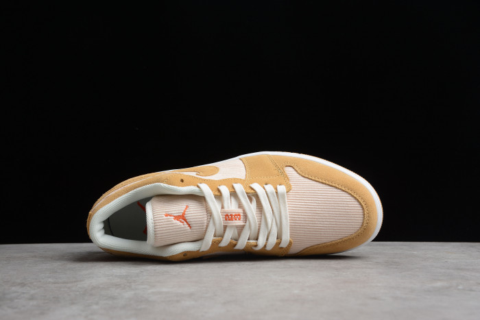 jordan 1 low se twine orange quartz corduroy (w) dh7820-700
