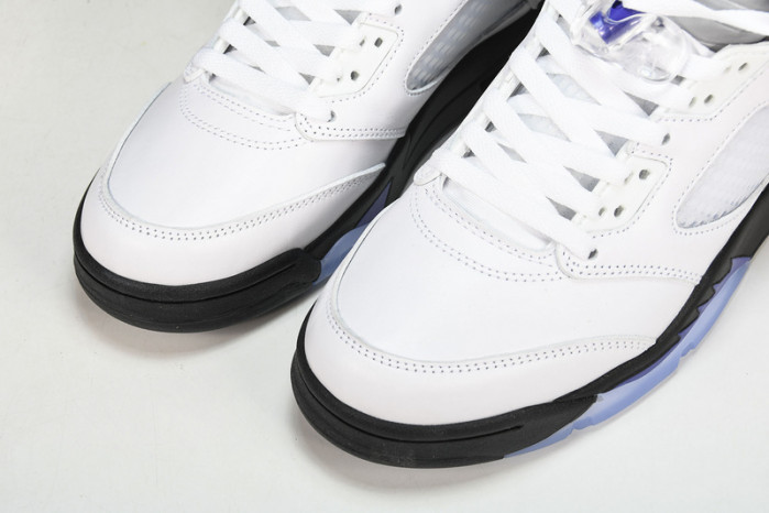 air jordan 5 white/dark concord-black dd0587-141