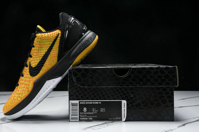 nike kobe 6 protro “lightbulb” black yellow 429659-700