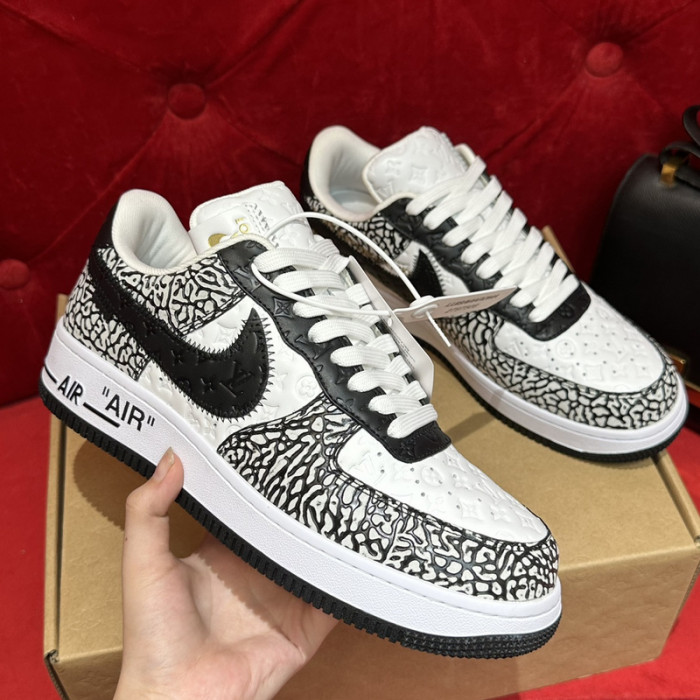 lou vuit sci-fi sneakers& nike air force 1 lvs&naf-002