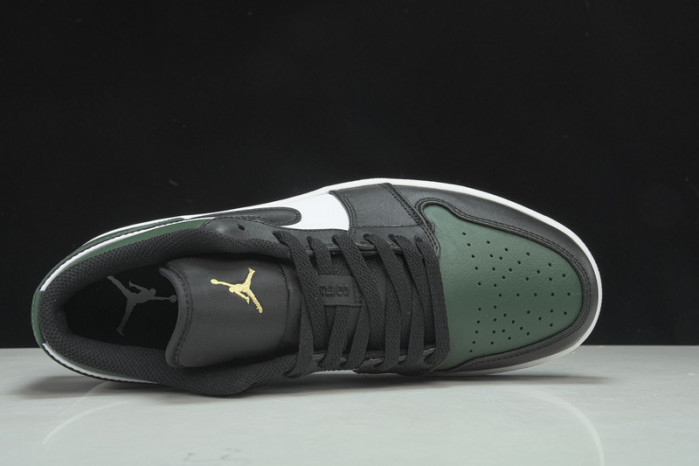 q22 air jordan 1 low “green toe” 553558-371