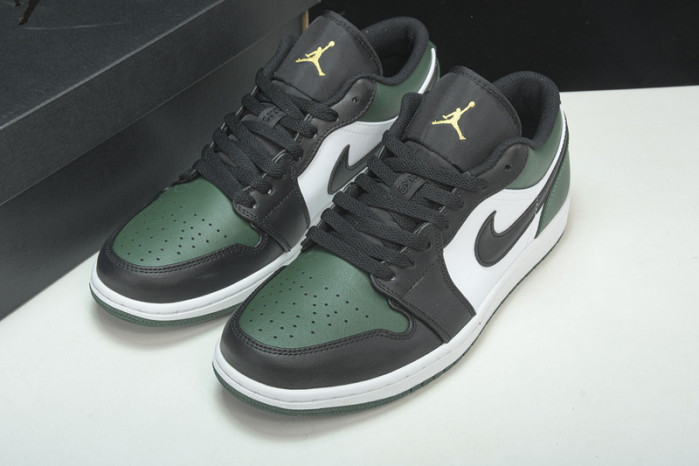 q22 air jordan 1 low “green toe” 553558-371