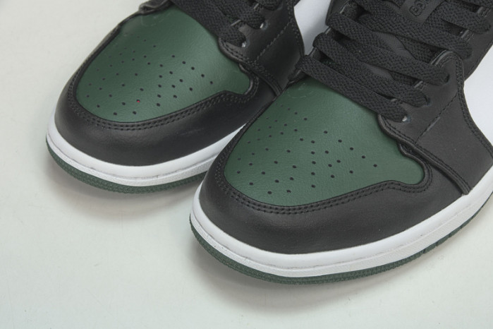 q22 air jordan 1 low “green toe” 553558-371