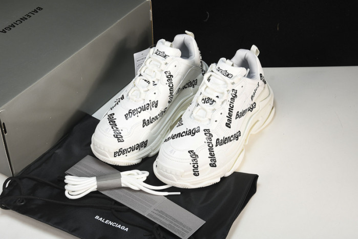 balenga triple s black clear sole btsbcs-026