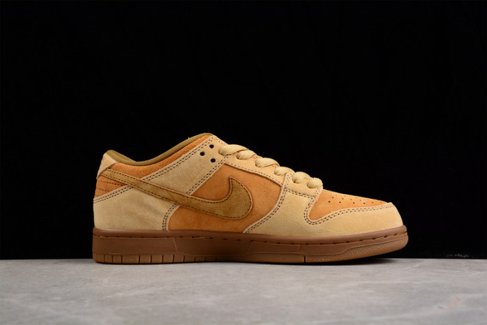nike sb dunk low pro trd qs "wheat" 883232-700
