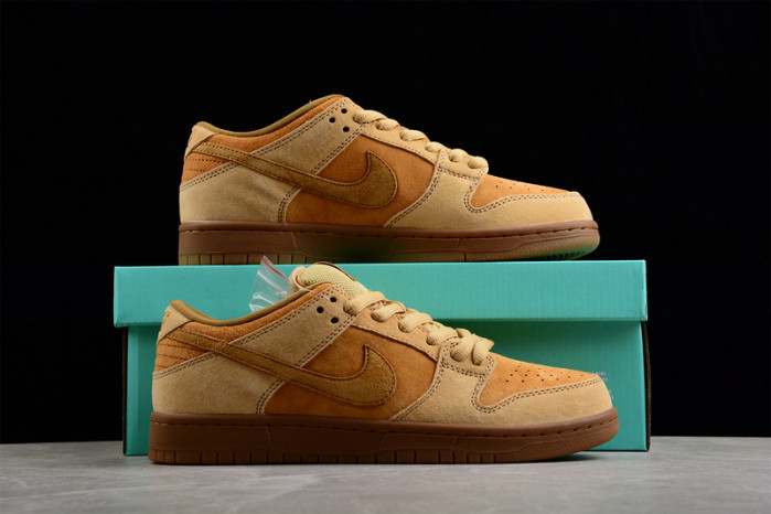 nike sb dunk low pro trd qs "wheat" 883232-700