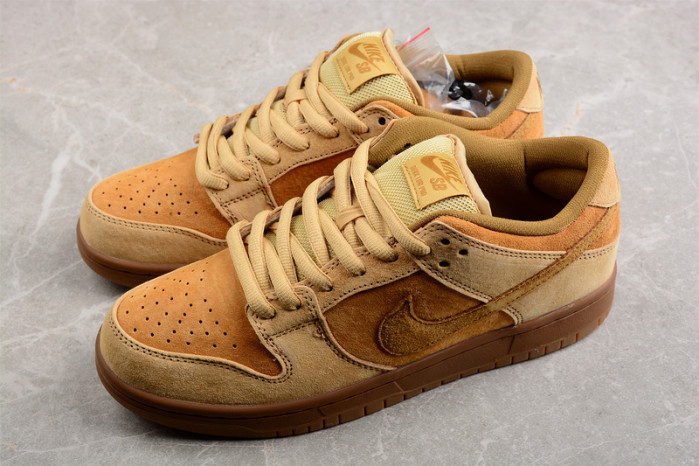 nike sb dunk low pro trd qs "wheat" 883232-700