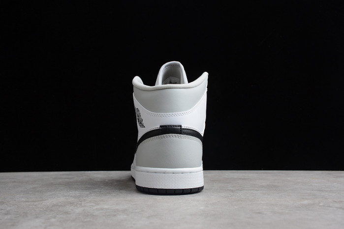 air jordan 1 mid "light smoke grey" aj1 bq6472-015