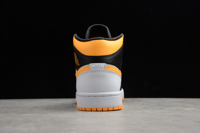 jordan 1 mid orange black (w) cv5276-107