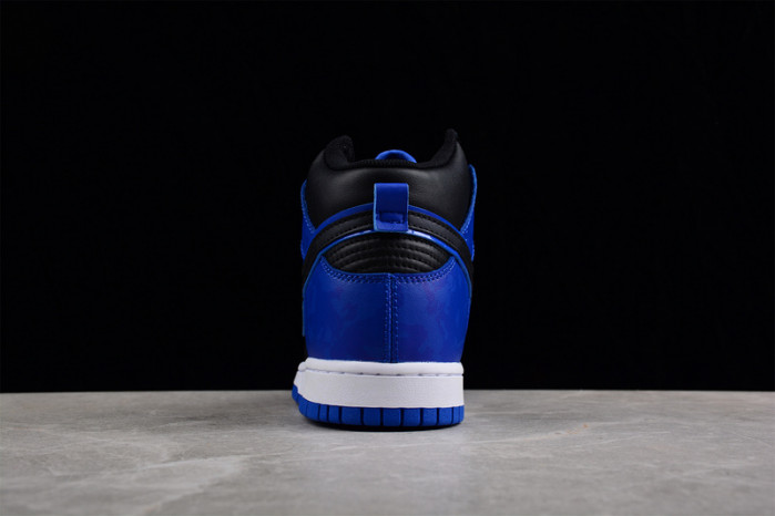 nike dunk high se camo black royal dd3359-001