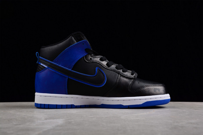 nike dunk high se camo black royal dd3359-001
