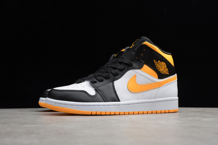 jordan 1 mid orange black (w) cv5276-107