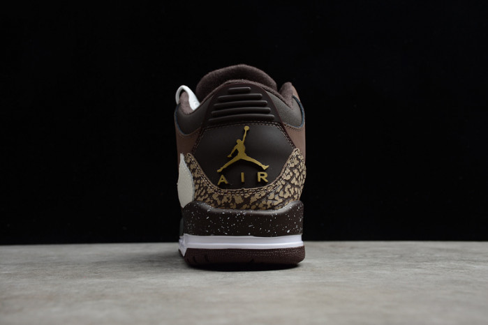 air jordan 3 retro tinker nrg gold metallic dark brown shoes 854262-609