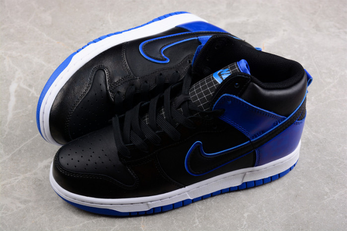 nike dunk high se camo black royal dd3359-001