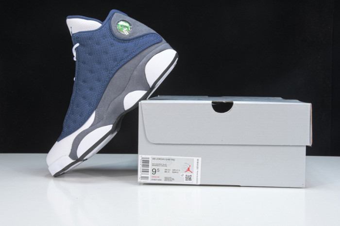 jordan 13 retro white hyper royal black - 414571-117