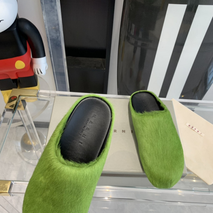 ma slide white fussbett sabot loafers mar-001